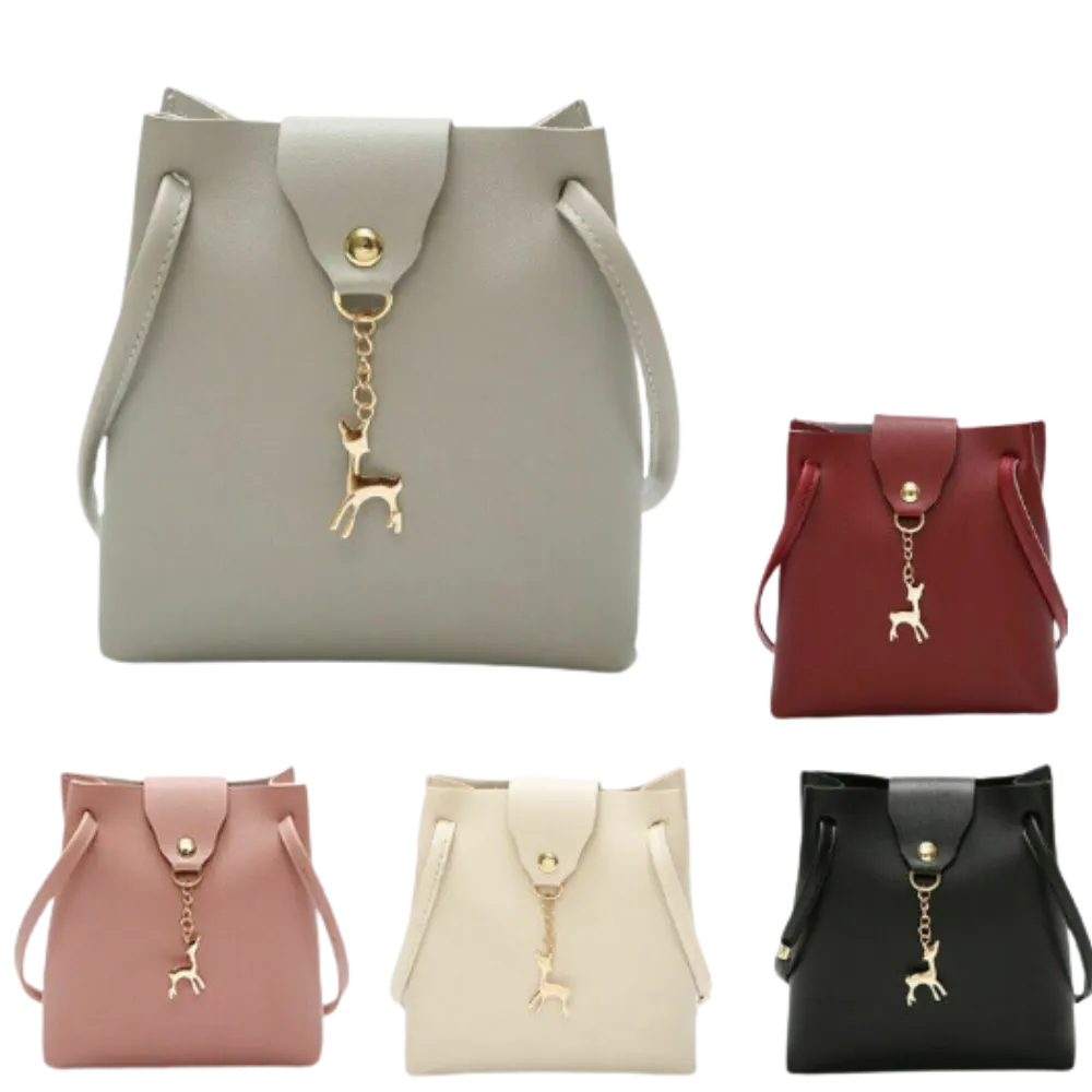 Shoulder Bag with Drawstring