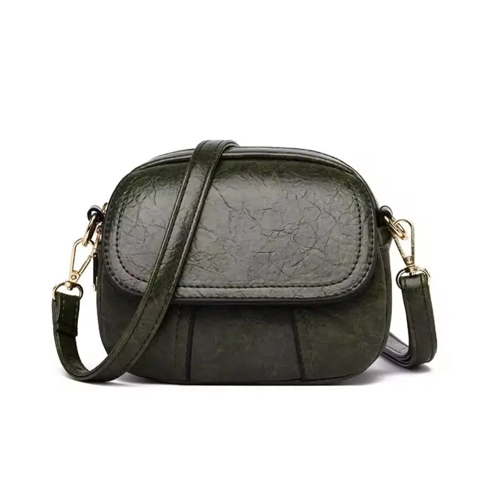Vintage and Lightweight Leather Shoulder Bag