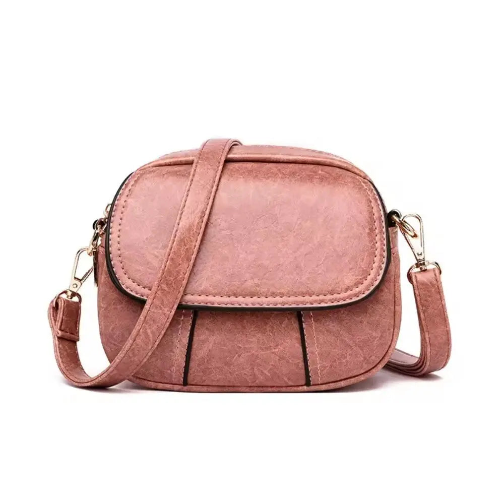 Vintage and Lightweight Leather Shoulder Bag