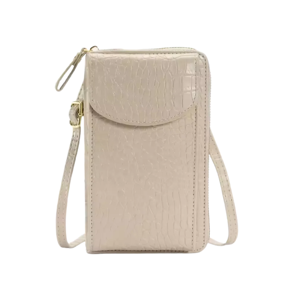 Chic Phone Case with Crocodile Pattern