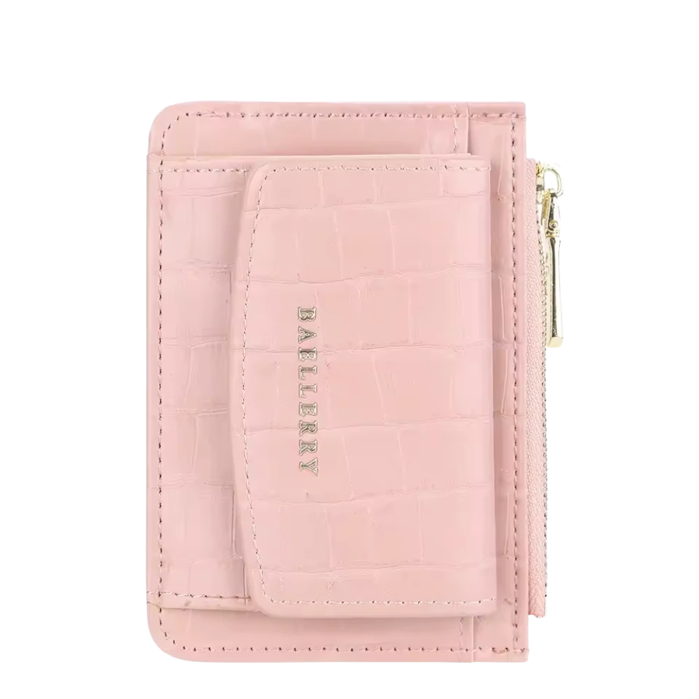 Chic Wallet with Trendy Crocodile Patterns