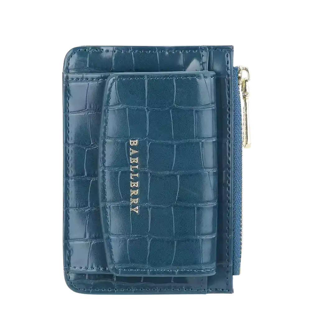 Chic Wallet with Trendy Crocodile Patterns