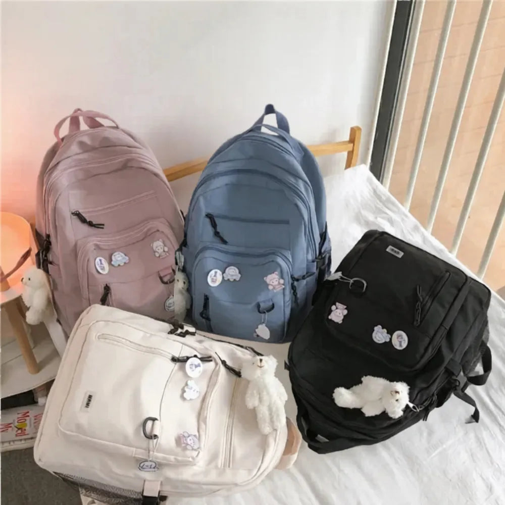 Casual Nylon Backpack Satchel