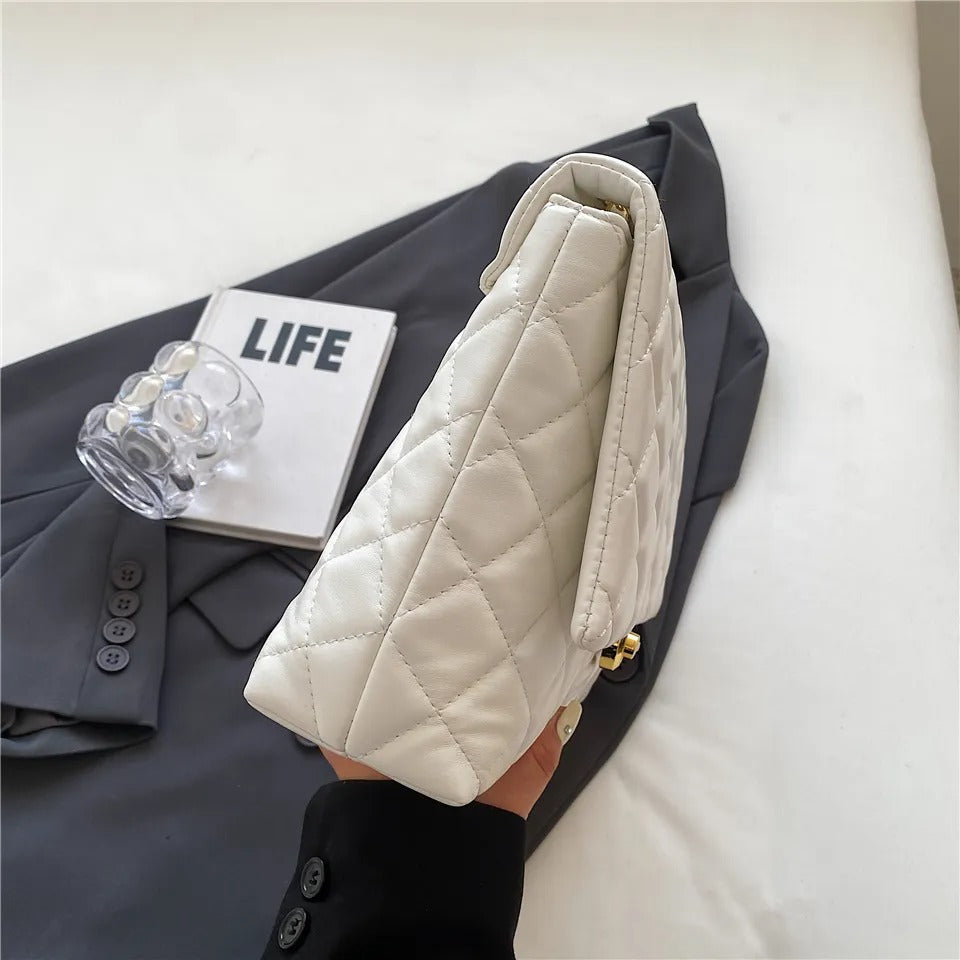 Sac Bandoulière Chaîne en Cuir PU