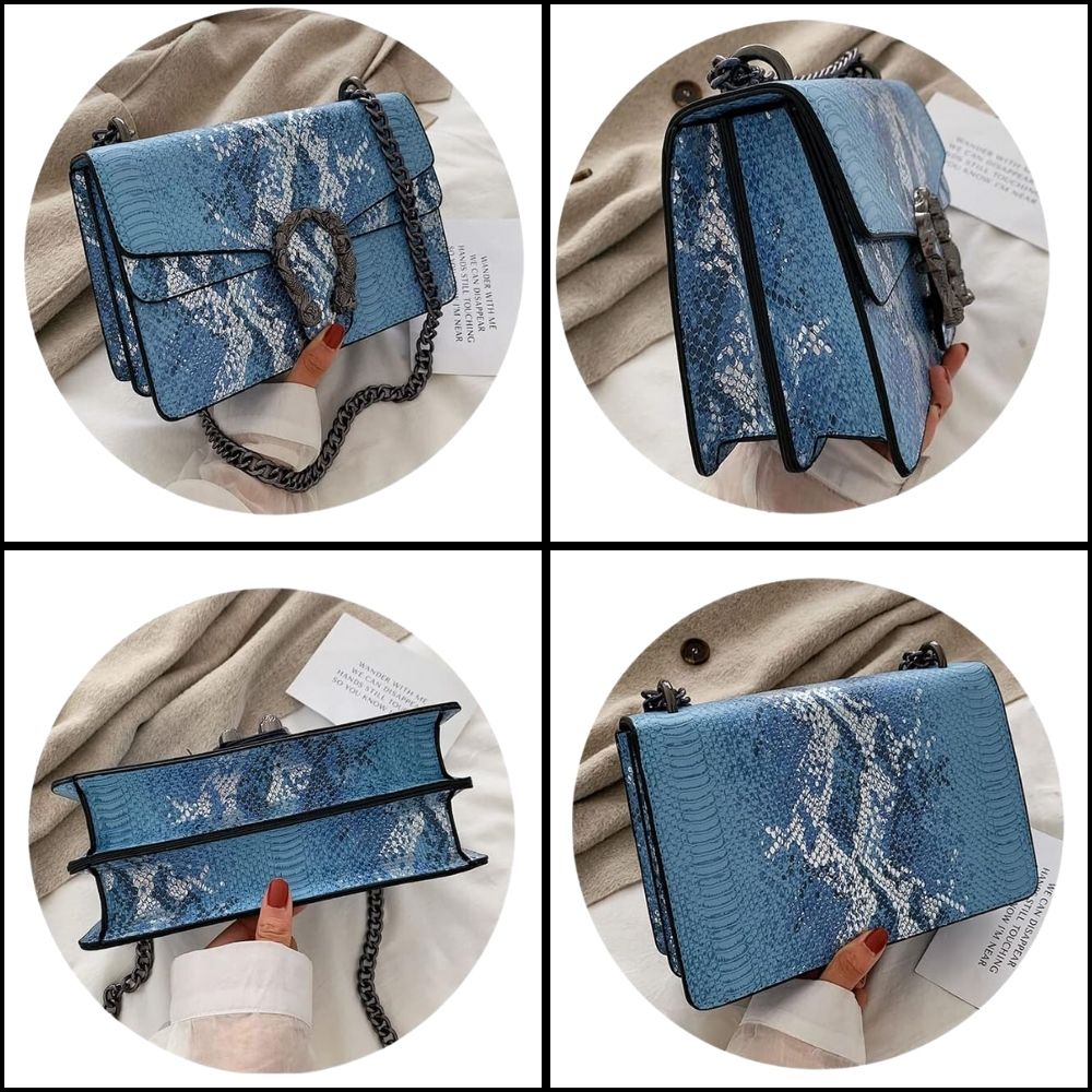 Snakeskin Crossbody Bag