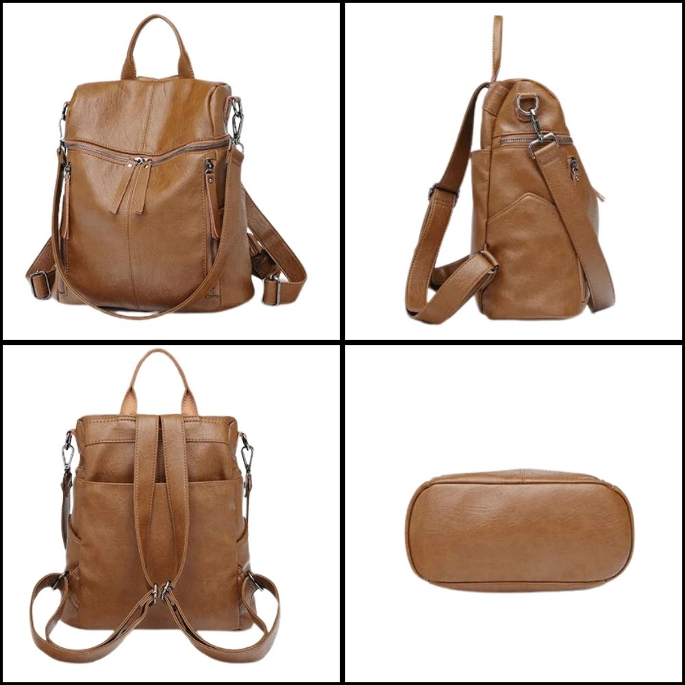 Vintage Leather Backpack