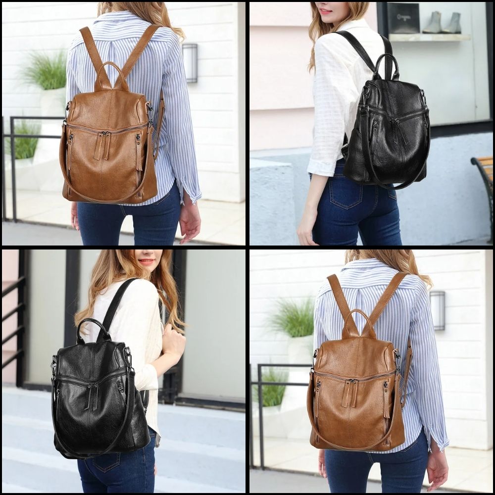 Vintage Leather Backpack