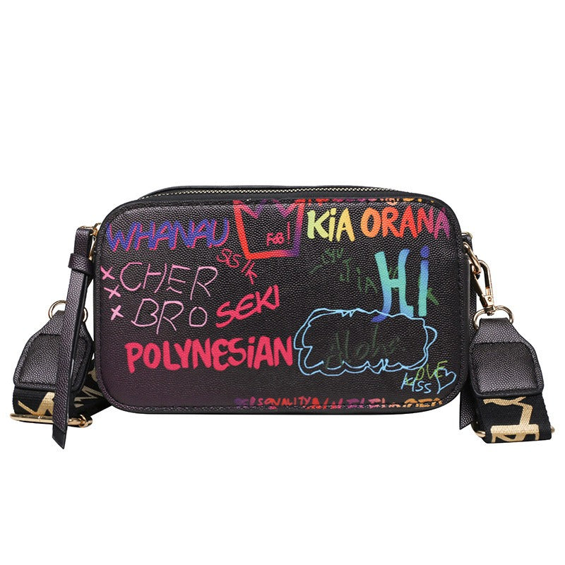 Sac Bandoulière Graffiti Arc-en-Ciel