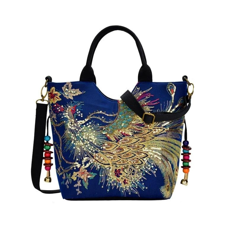 Sac à Main Bandoulière Vintage Perlé