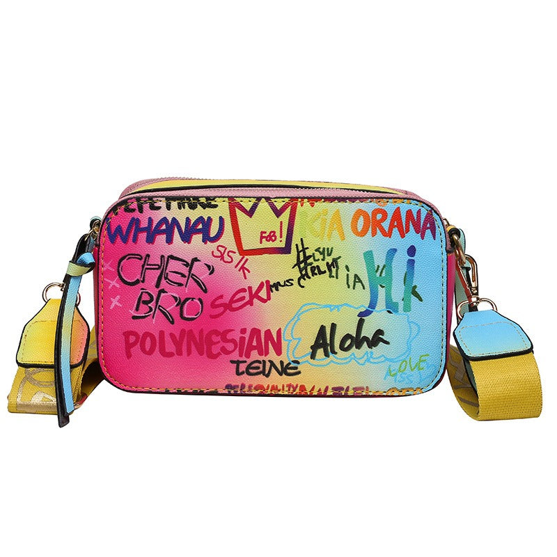 Sac Bandoulière Graffiti Arc-en-Ciel