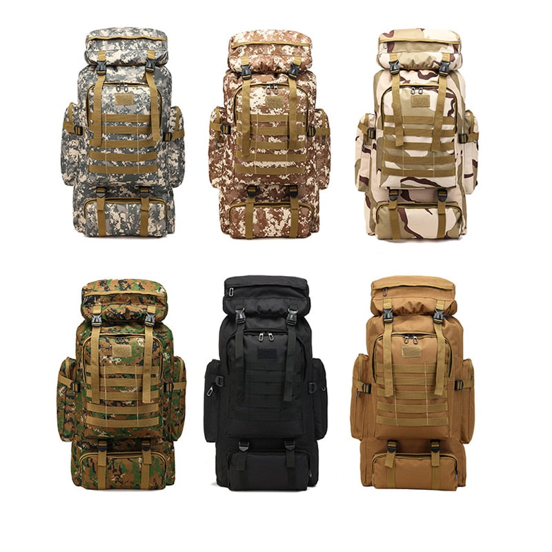 Grand Sac à Dos de Montagne Militaire 80L