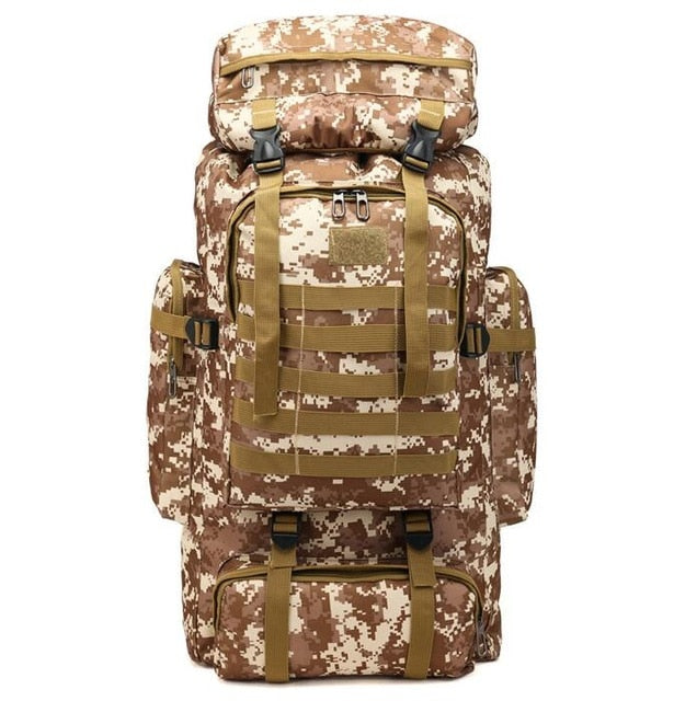 Large 80L Military Mountain Backpack Day Pack