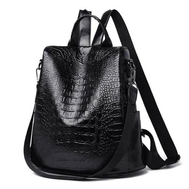 Cartable à Dos Motifs Crocodile pour Femme