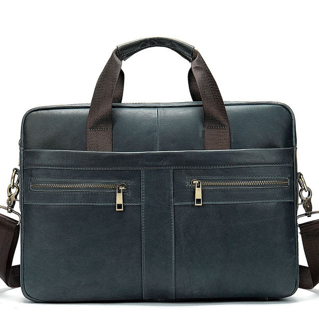Porte Documents Mallette en Cuir pour Bureau