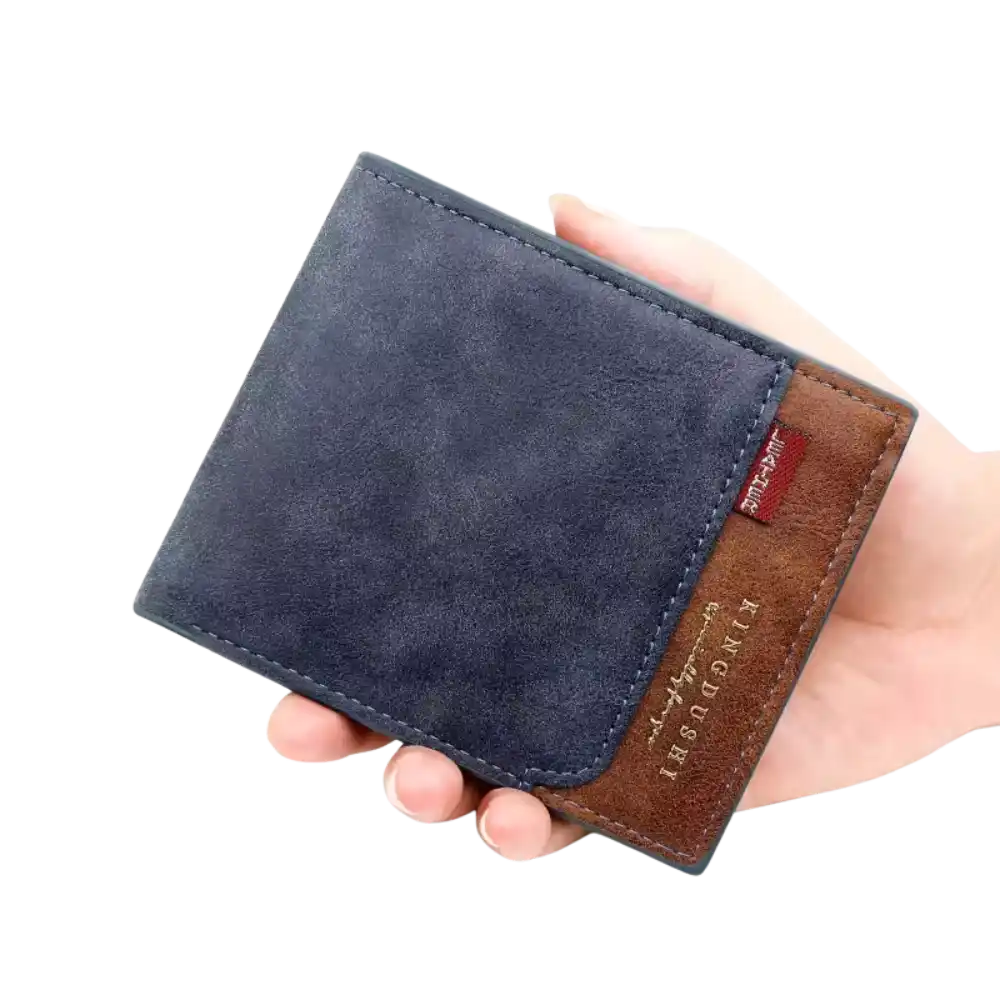 Young Man Denim Wallet