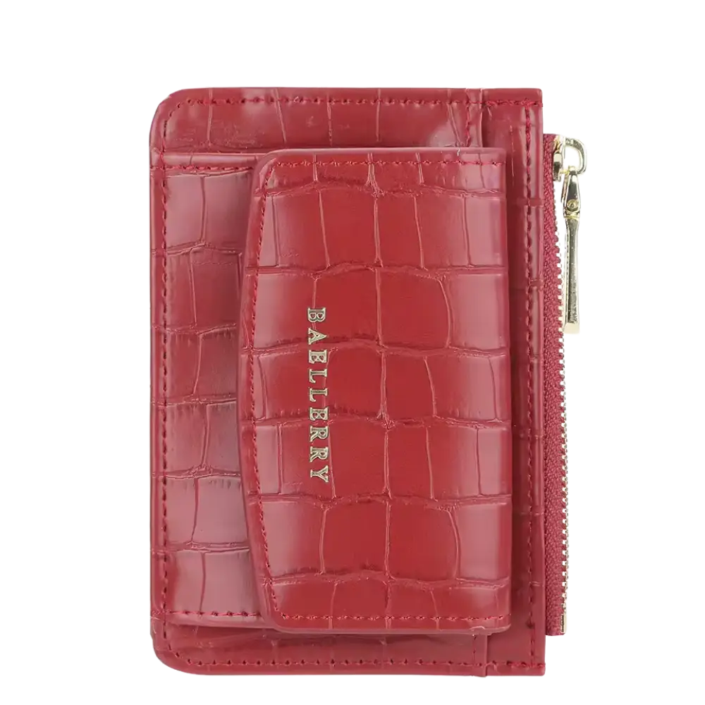 Chic Wallet with Trendy Crocodile Patterns