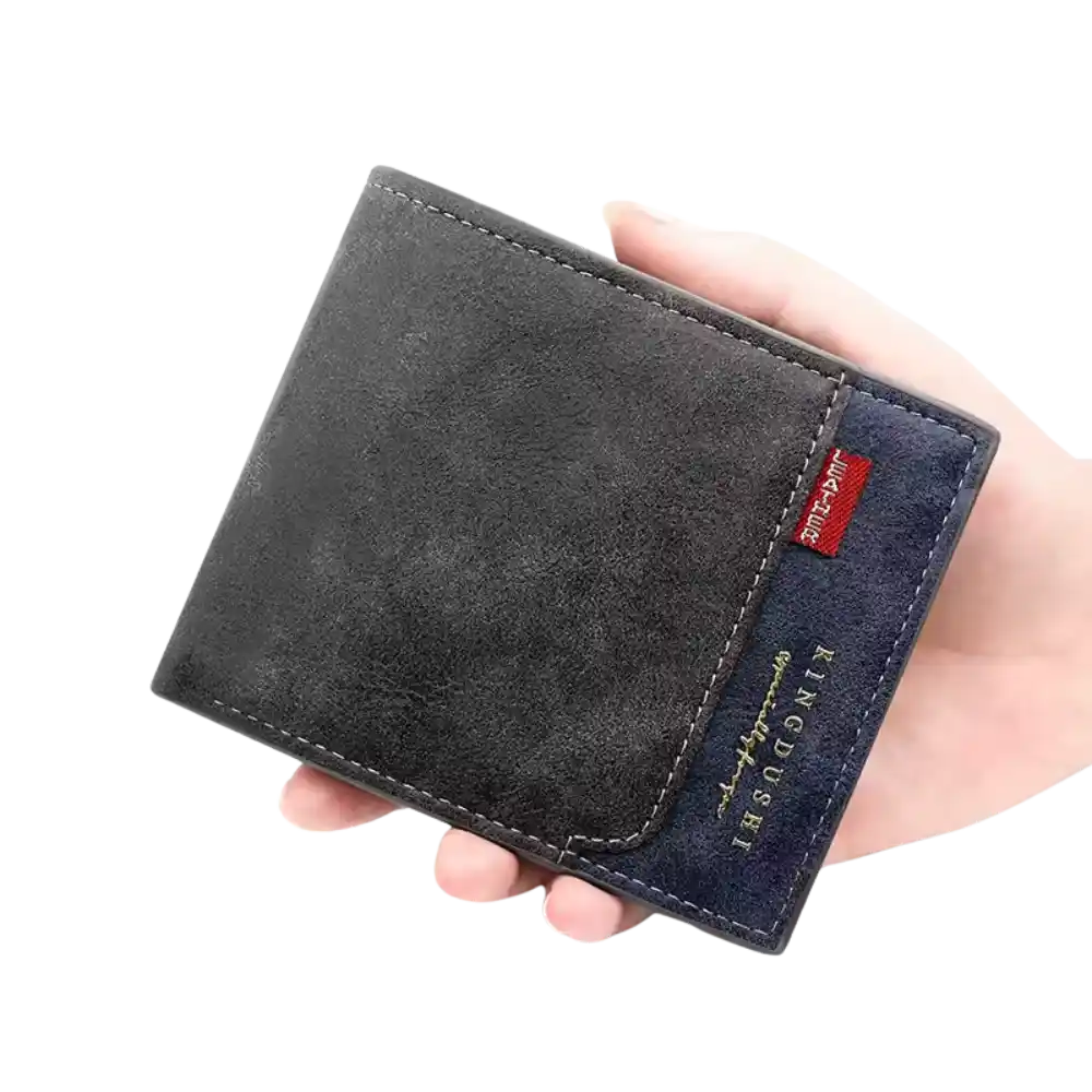Young Man Denim Wallet
