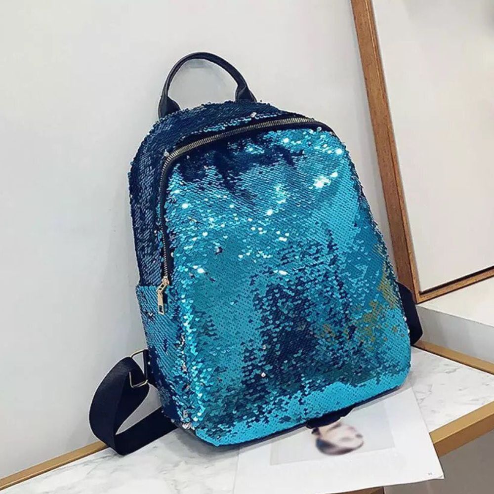 Large Capacity Sequin School Bag