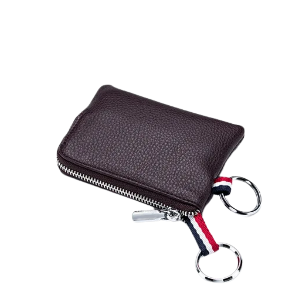 Simple Leather Key Holder Coin Purse