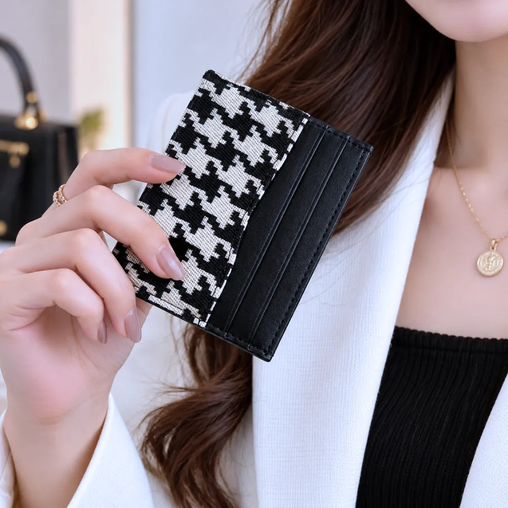 Women's Small Square Canvas Coin Purse 