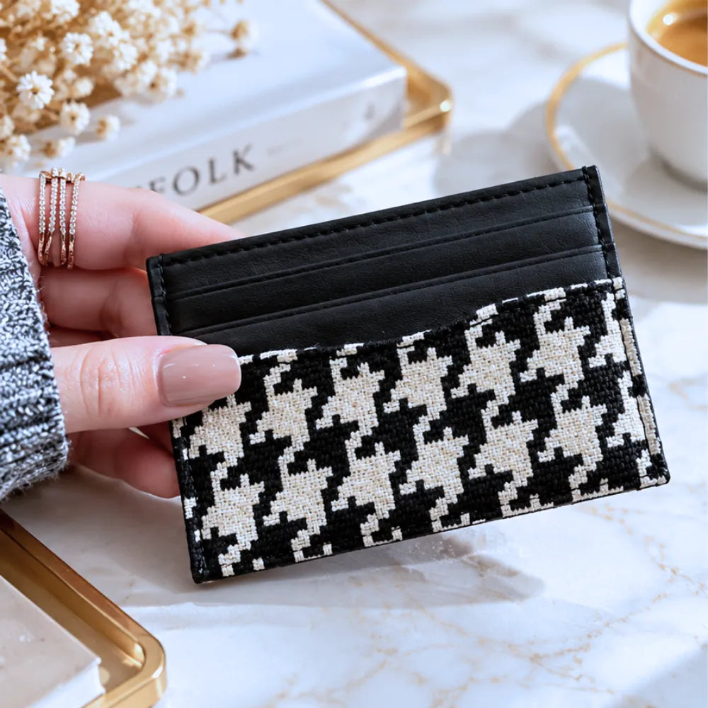 Women's Small Square Canvas Coin Purse 