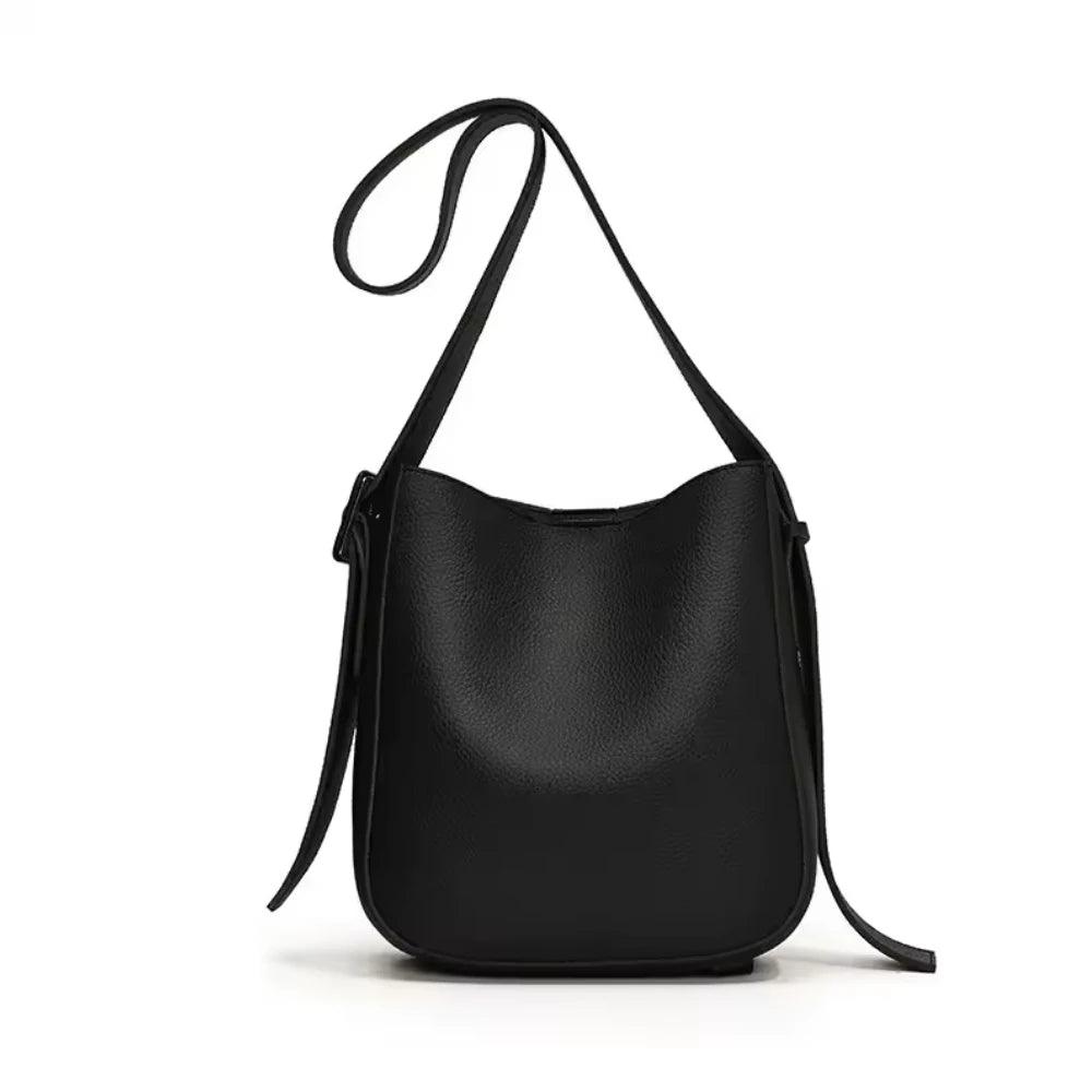 Shoulder Bag with Colored Strap