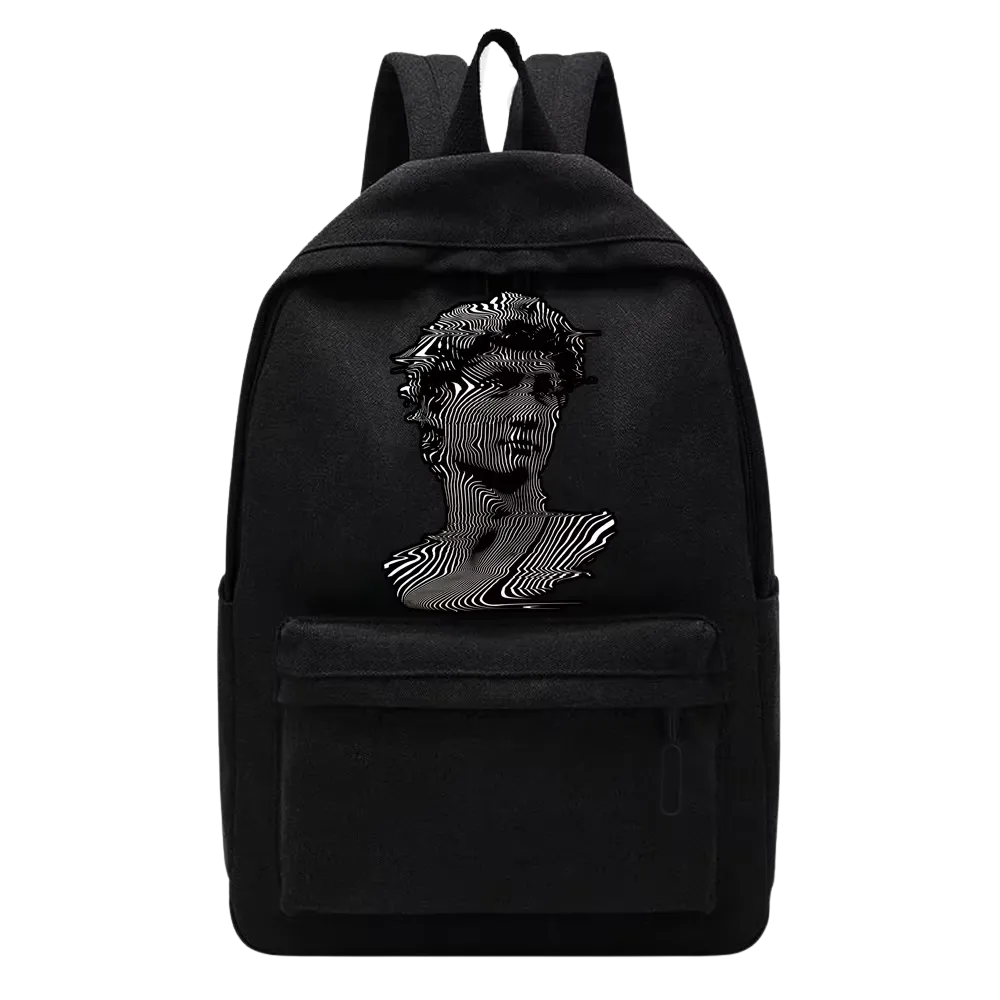 Grunge Nylon School Backpack 