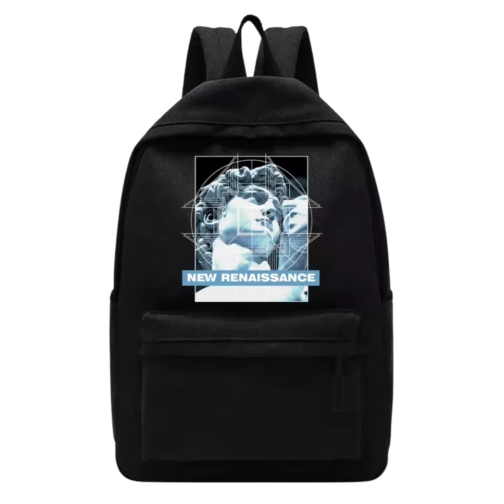 Grunge Nylon School Backpack 