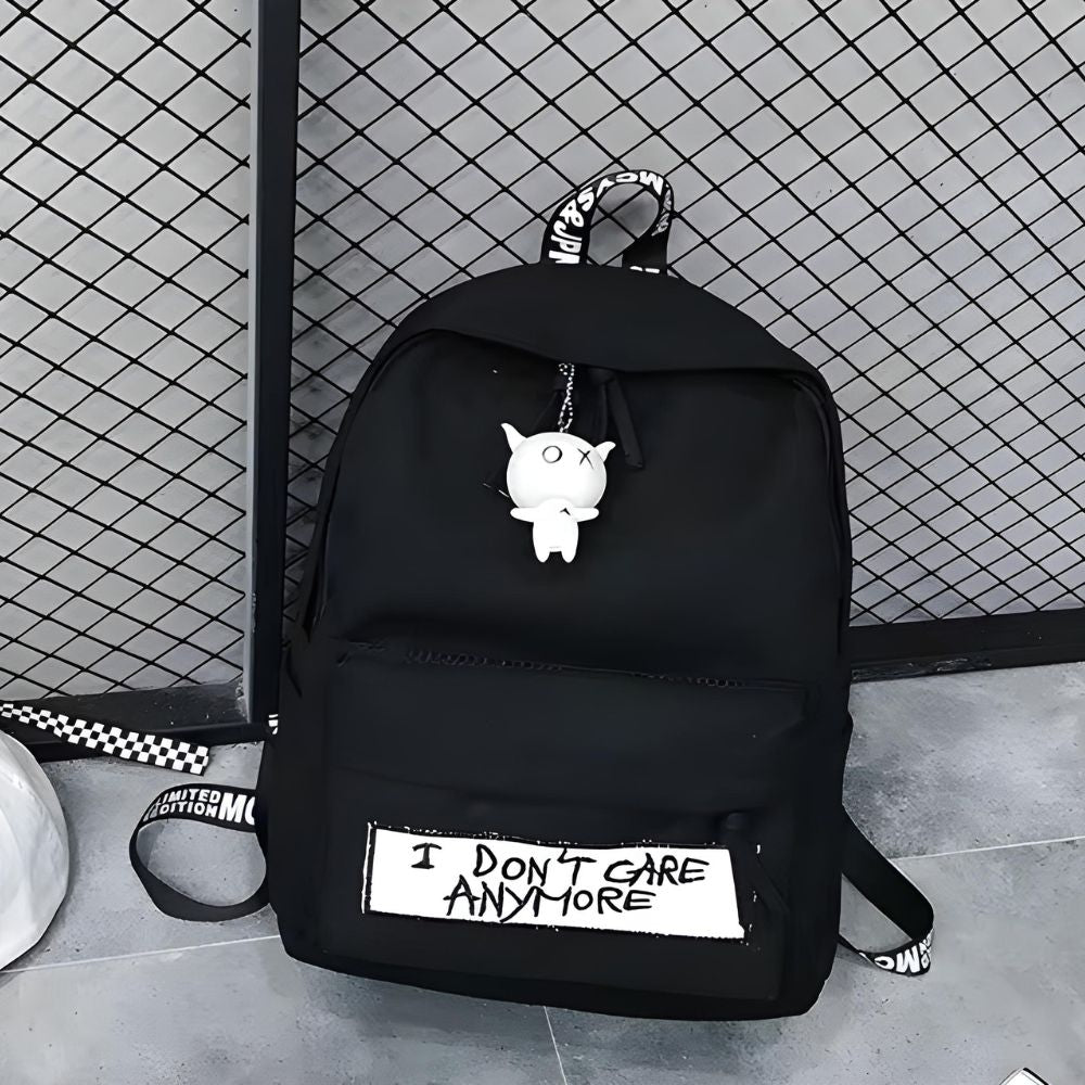 Grunge Nylon School Backpack 