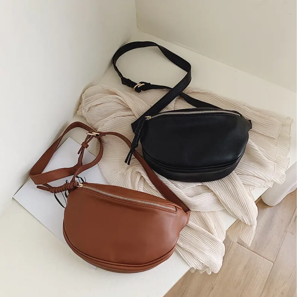 Casual Single Shoulder Belt Satchel