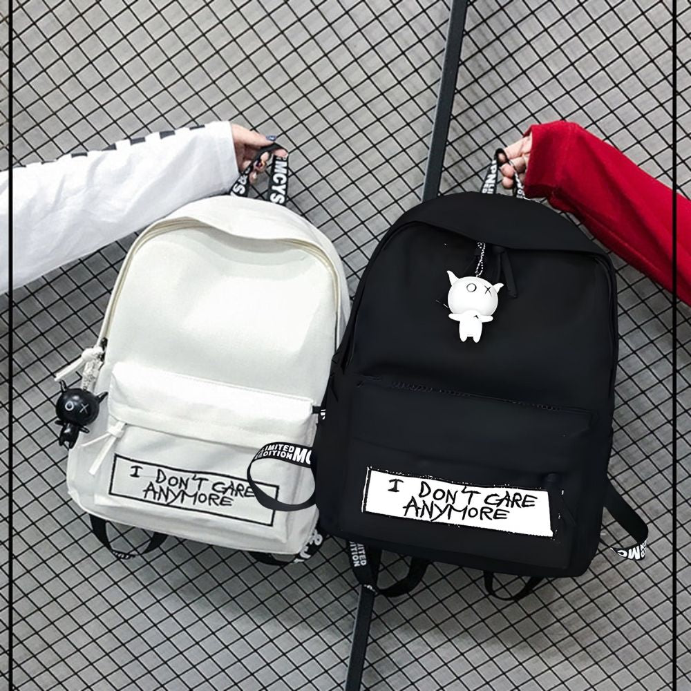 Grunge Nylon School Backpack 